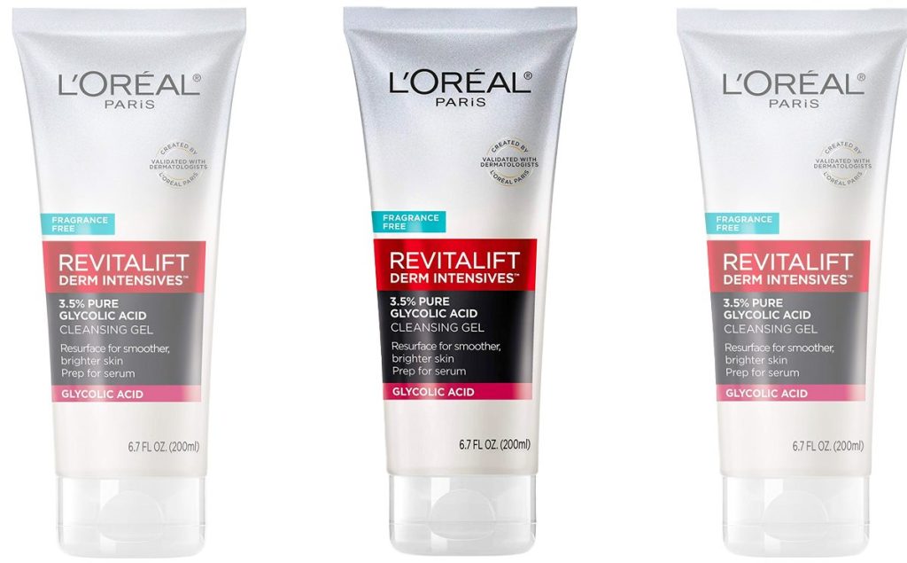 L'Oreal Paris Revitalift Derm Intensives 6.7-oz. Gel Cleanser Tubes