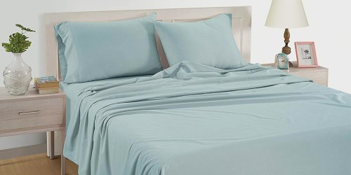 Organic Cotton Sheet Sets from $23.99 on Amazon (Regularly $45)