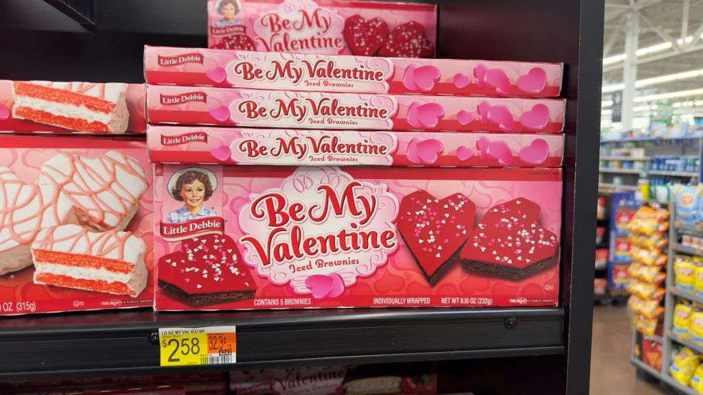 Little Debbie Be My Valentine Iced Brownies