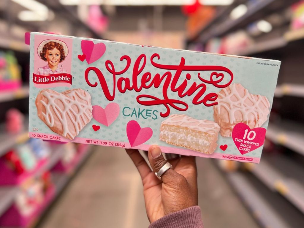Little Debbie Heart Valentine Cakes