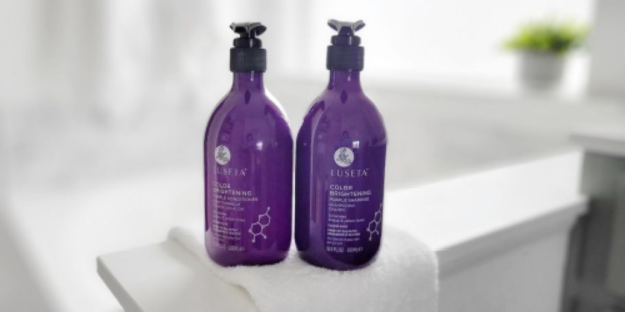 Get 50% Off Luseta Purple Shampoo & Conditioner Set + Free Shipping on Amazon