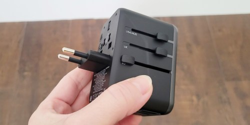 Universal Travel Adapter Just $26 Shipped on Amazon | Easy Conversion for International Sockets