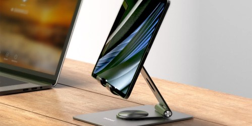 Rotating Tablet Stand Just $15 Shipped on Amazon (Use w/ iPad, Kindle, & More!)