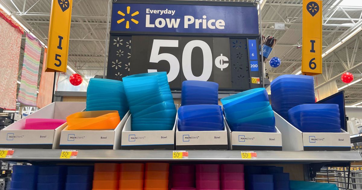 These 50¢ Walmart Plastic Dishes are Dishwasher & Microwave-Safe!