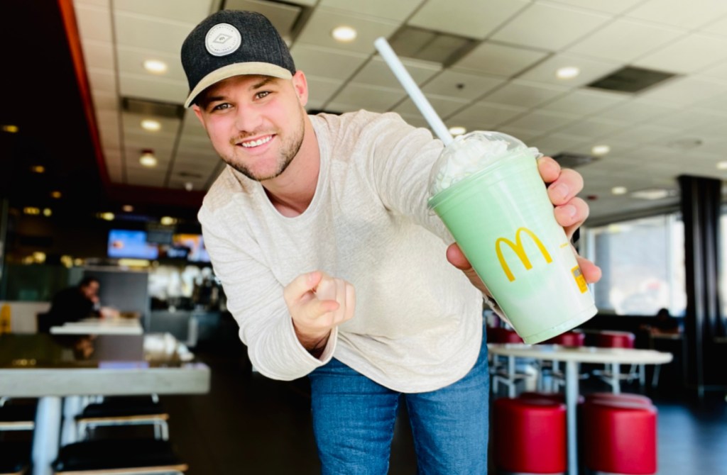 McDonalds Menu Hacks - Split a large drink like a Shamrock Shake
