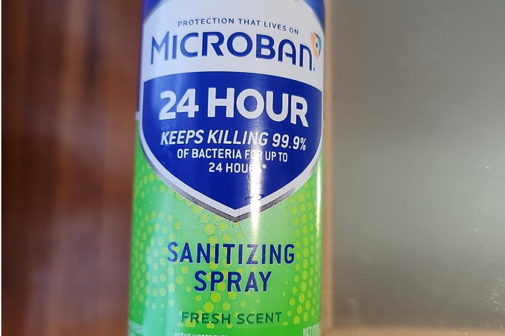 Microban 24 Hour Disinfectant Sanitizing Spray 15oz Bottle-2