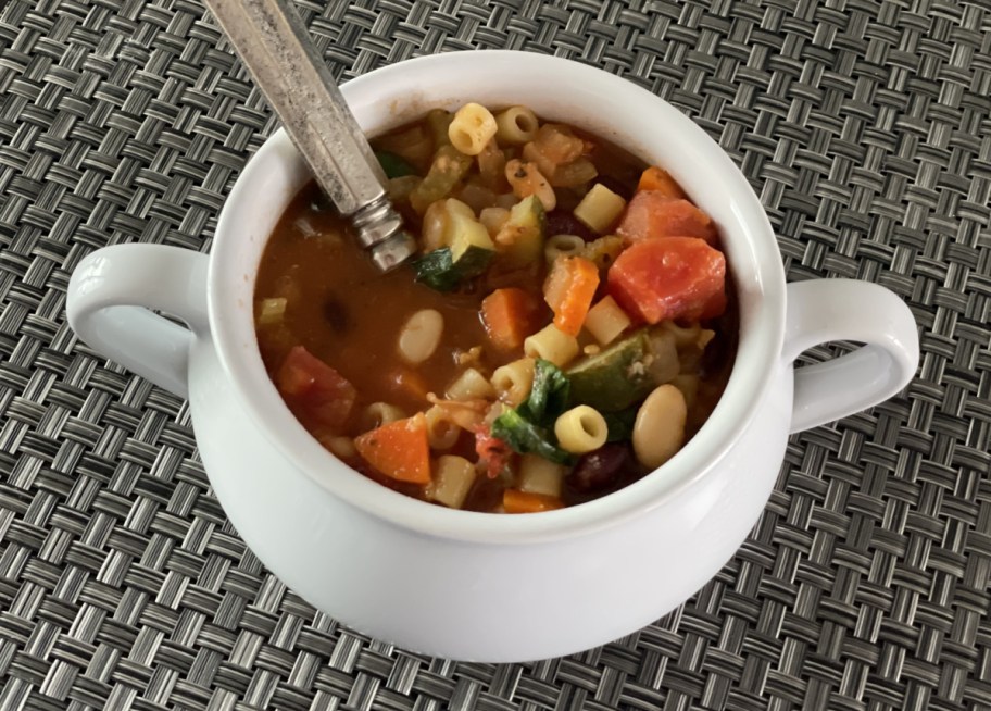 a bowl of hearty Minestrone Soup 