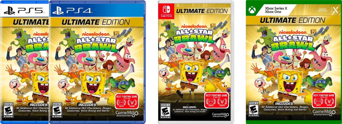 Nickelodeon ultimate brawl for PS4 Ps5 XBOX and switch