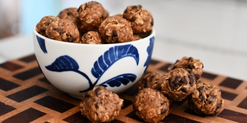 No-Bake Oatmeal Energy Bites Make Great Snacks – Only 5 Ingredients Needed!