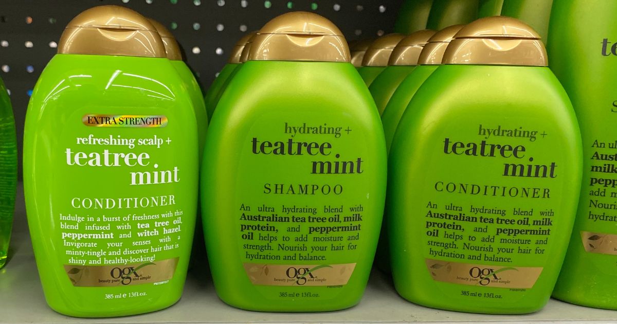 OGX Tea Tree Mint Shampoo or Conditioner from $4.98 Shipped on Amazon (Reg. $10)