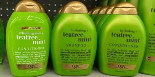 OGX Tea Tree Mint Shampoo or Conditioner from $4.98 Shipped on Amazon (Reg. $10)