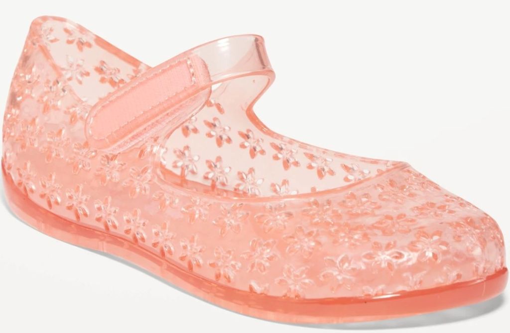 Pink jelly sandal shoe
