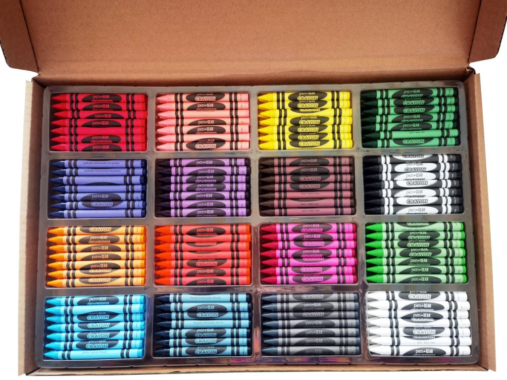Pen & Gear Classic Crayons Box 800 Count 2