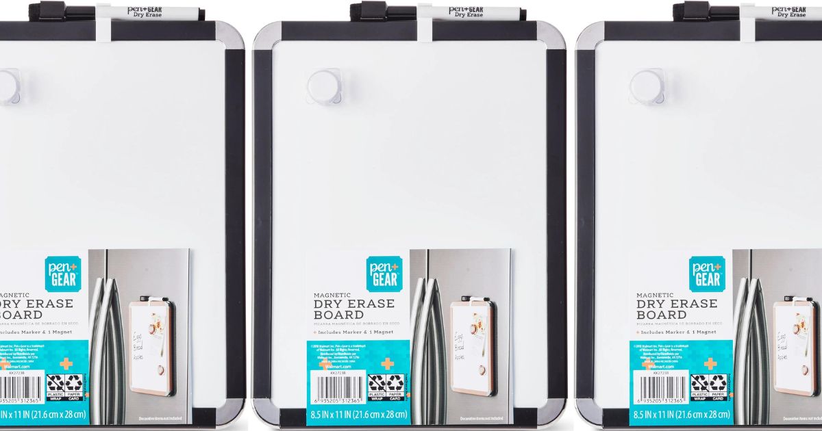 Magnetic Dry Erase Board Only $3.30 on Walmart.com | Great for Lockers, Grocery Lists & More
