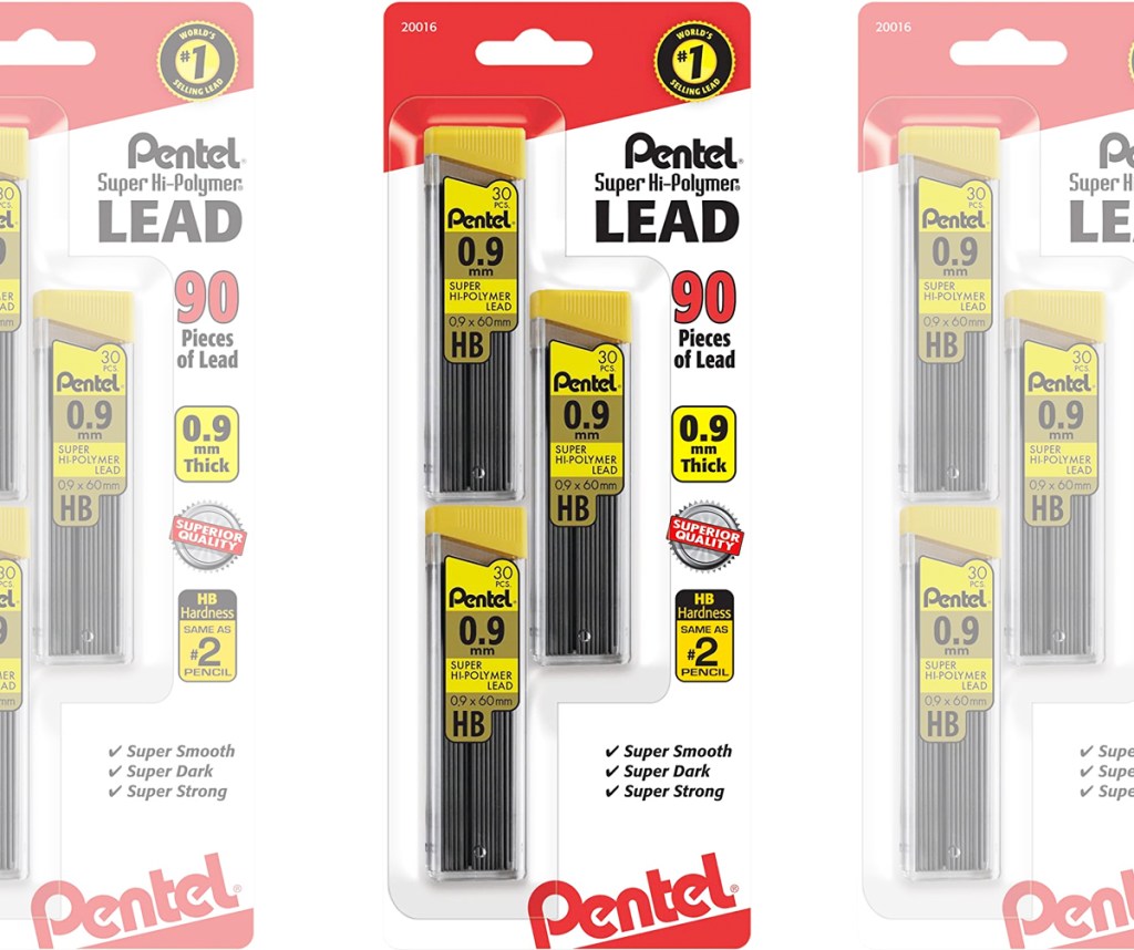 packs of pentel mechanical pencil lead