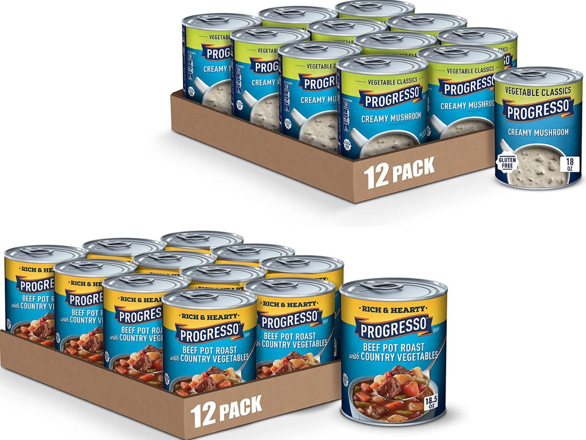 Progresso Soup 12Pack Only 16 Shipped on Amazon Only 1.34 Per Can