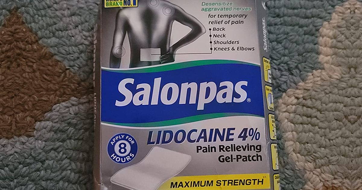 Salonpas PainRelieving Gel Patch 6Count Box Just 6 Shipped on Amazon