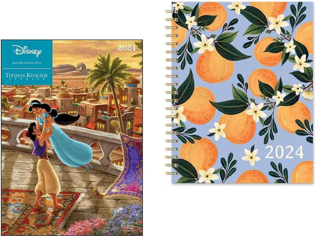 Stock images of monthly planners from Sam's Club
