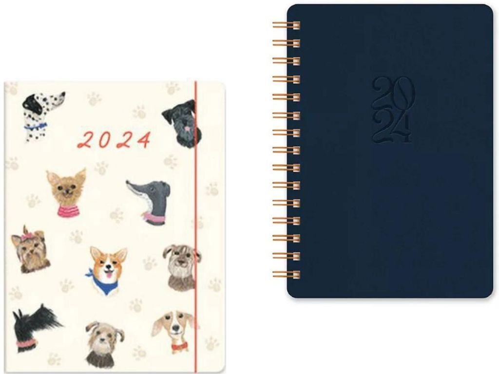 stock images of two monthly planners from Sam's club