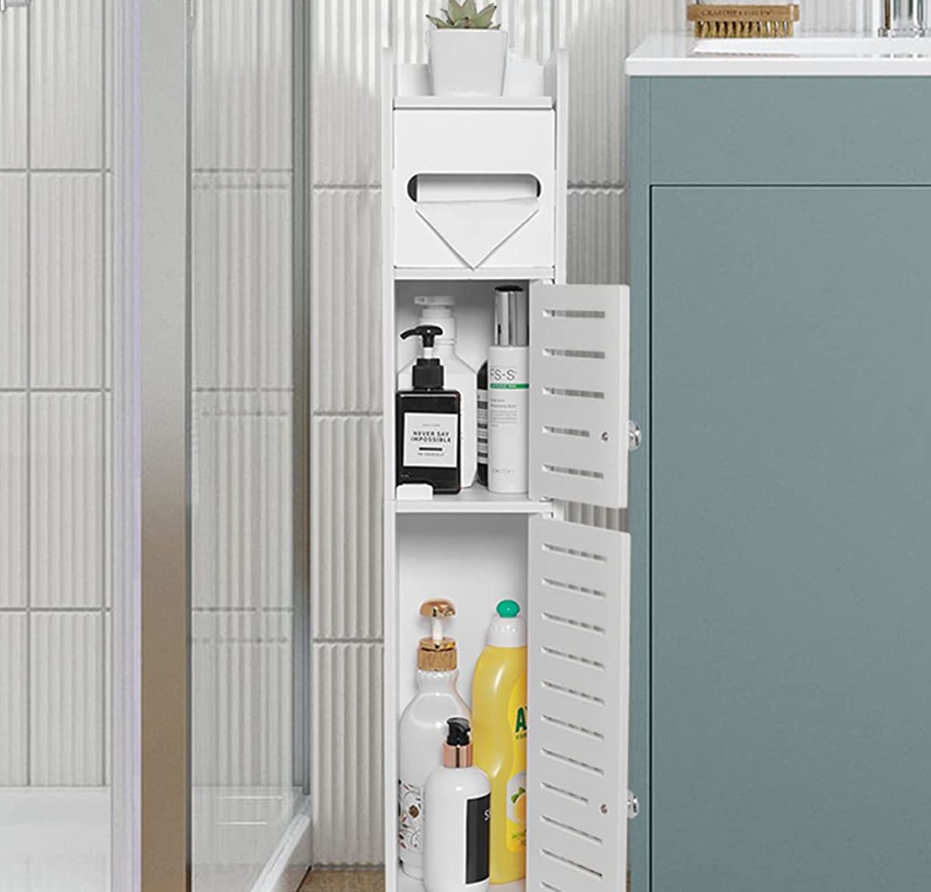 Small Bathroom Storage Cabinet