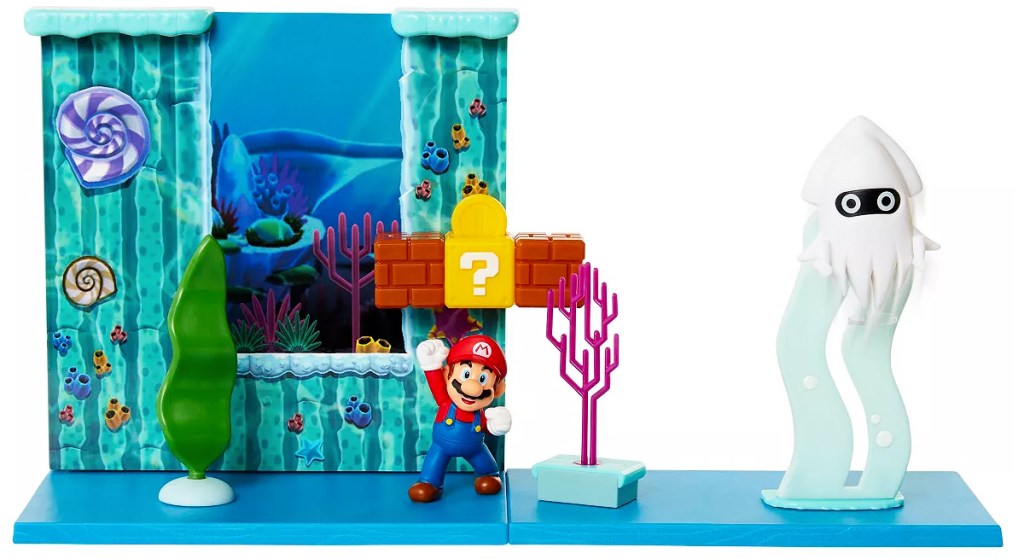 Super Mario Nintendo Underwater Playset
