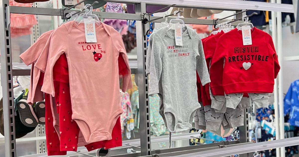 Baby Valentine clothing in store