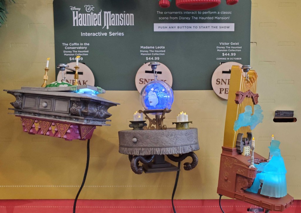 The Haunted Mansion Ornamnets from Hallmark