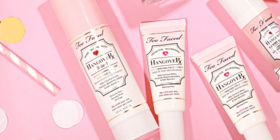 All HSN Orders Ship Free | Too Faced Primer & Setting Spray from $13.60 Shipped ($78 Value)