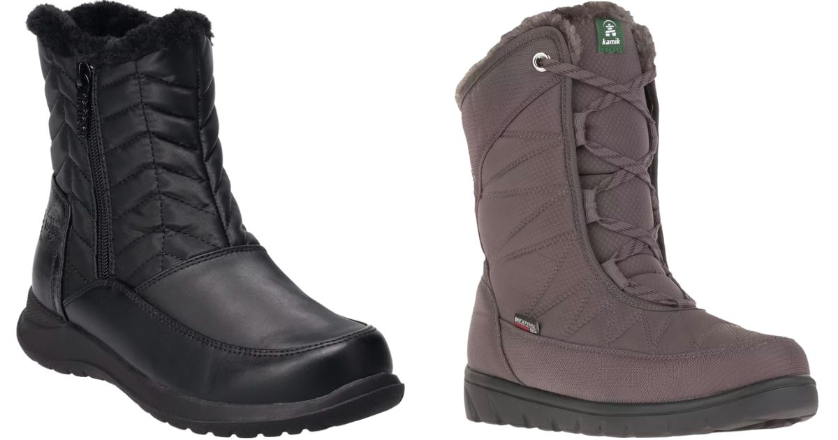 Totes and Kamik women's winter boots