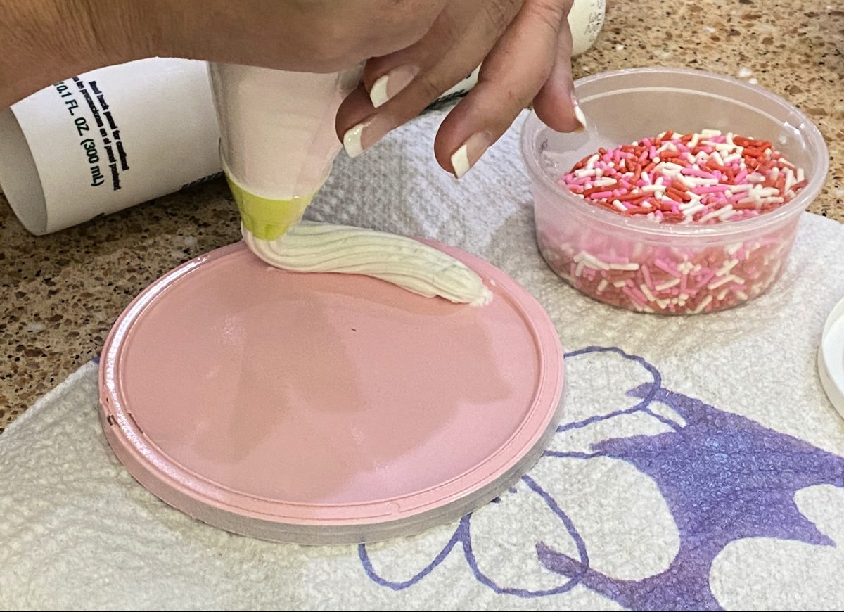 Using Caulk to create faux whipped cream