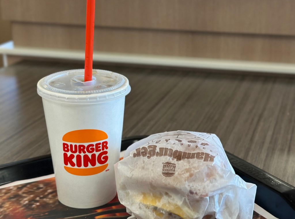 Value Size drink at Burger King gets free refills 