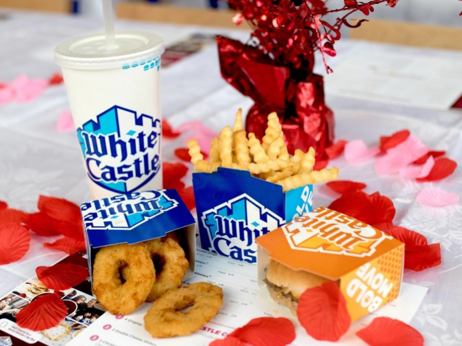 Valentine's Day meal at White Castle