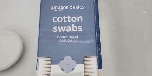 Amazon Basics Cotton Swabs 500-Count Pack Only $2 Shipped