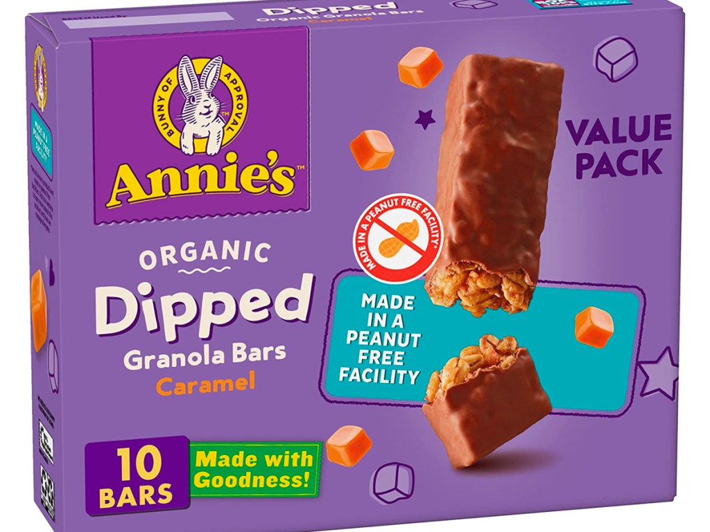 annies organic dipped granola bars