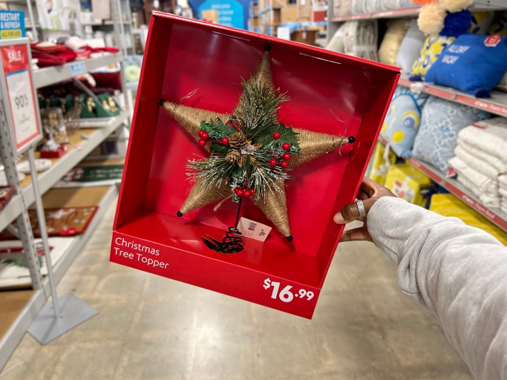 christmas tree star in at home store