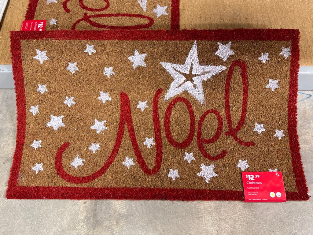 christmas doormat in at home store