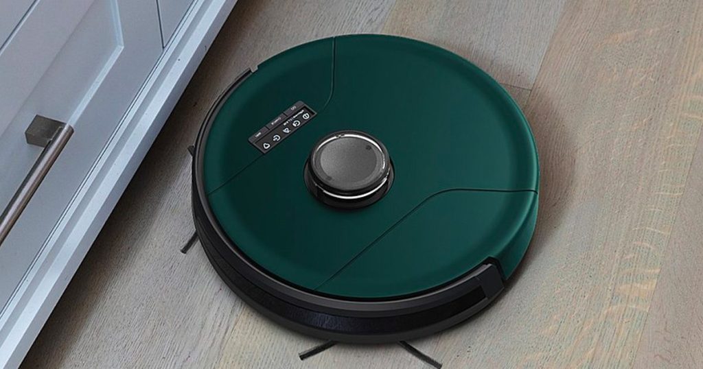 bObsweep PetHair SLAM Vacuum on the floor