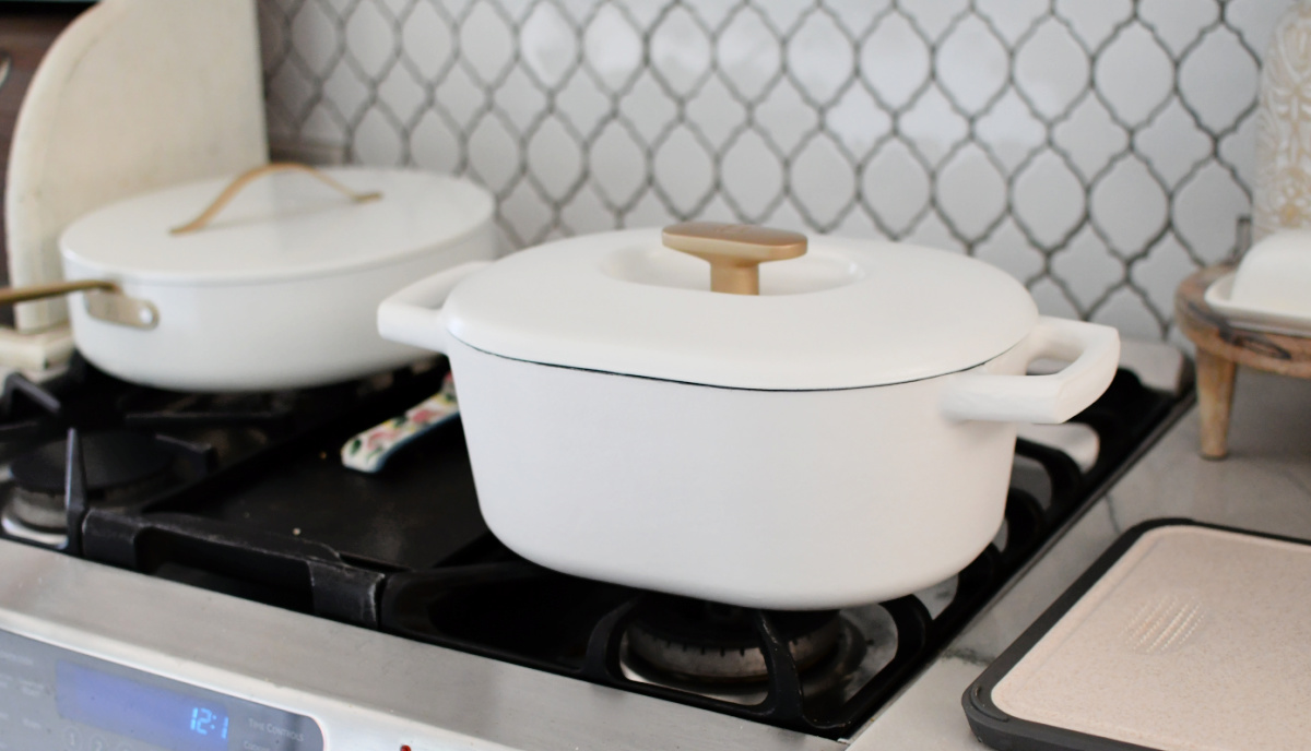 beautiful brand dutch oven and skillet