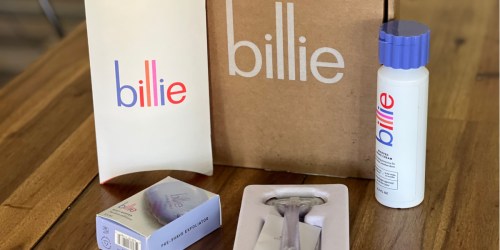 WOW! Billie Ergonomic Razor, 2 Refills, & Magnetic Shower Holder ONLY $10 Shipped