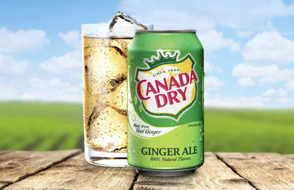 canada dry displayed
