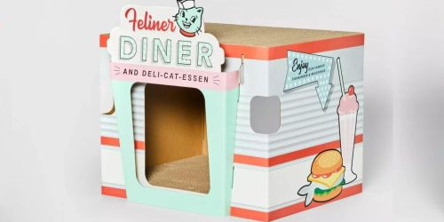 Boots & Barkley Double Decker Diner Cat Scratch House Only $14.44 on Target.com