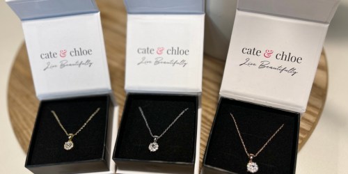 Cate & Chloe 18K Gold Plated Pendant Necklace Only $16.80 Shipped (Beautiful Gift Idea!)