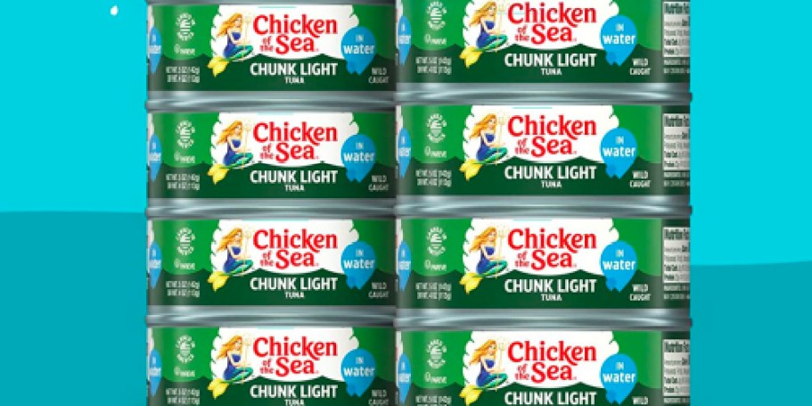 Chicken of the Sea Tuna 10-Pack Just $8.46 Shipped on Amazon (Only 85¢ Per Can)