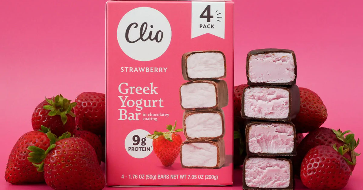clio greek yogurt bars