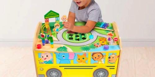 CoComelon Wooden Bus Activity Table Just $49 Shipped on Walmart.com (Regularly $75)