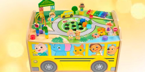 CoComelon Wooden Bus Activity Table Only $55 Shipped on Walmart.com (Regularly $125)