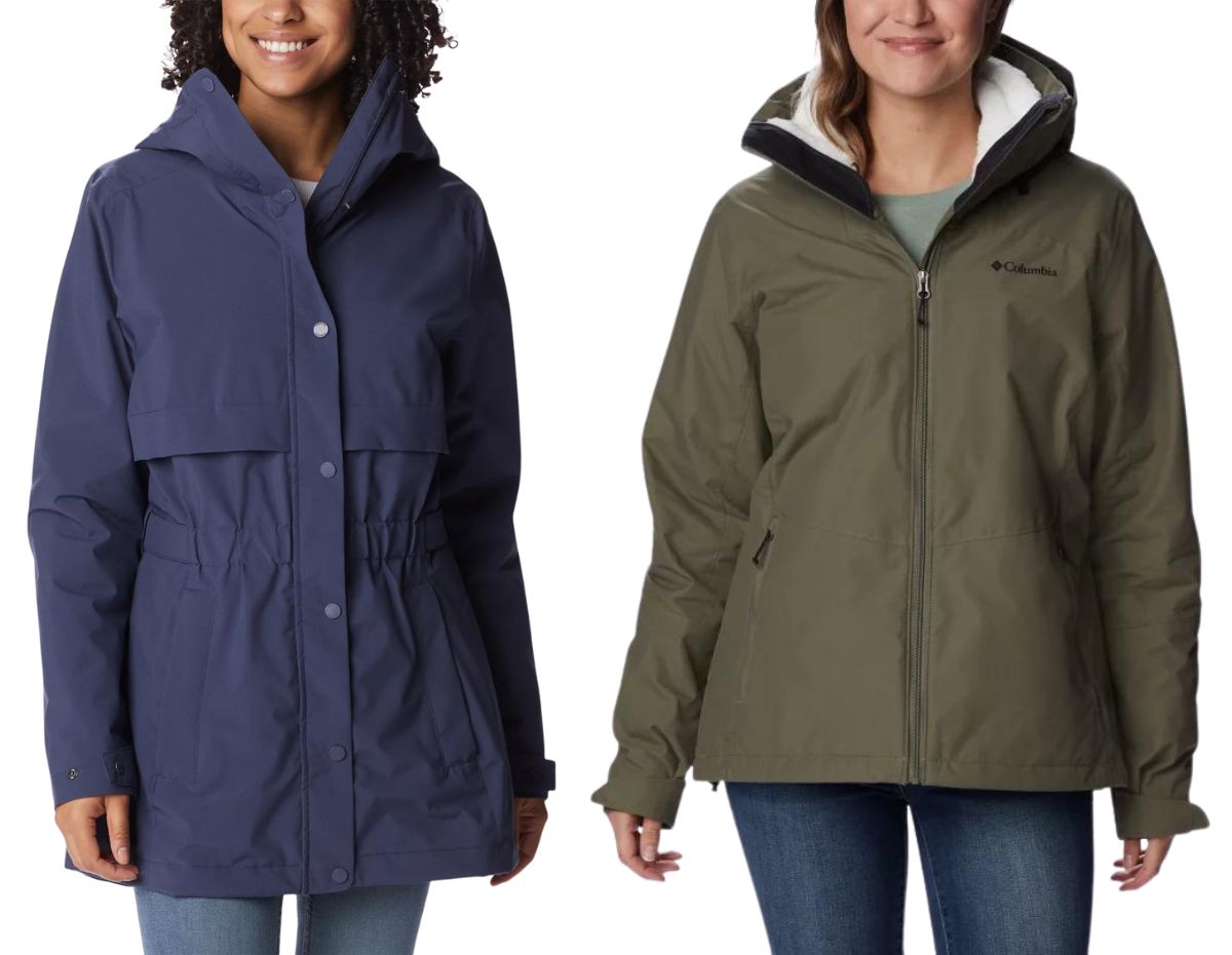 columbia womens long valley trench coat