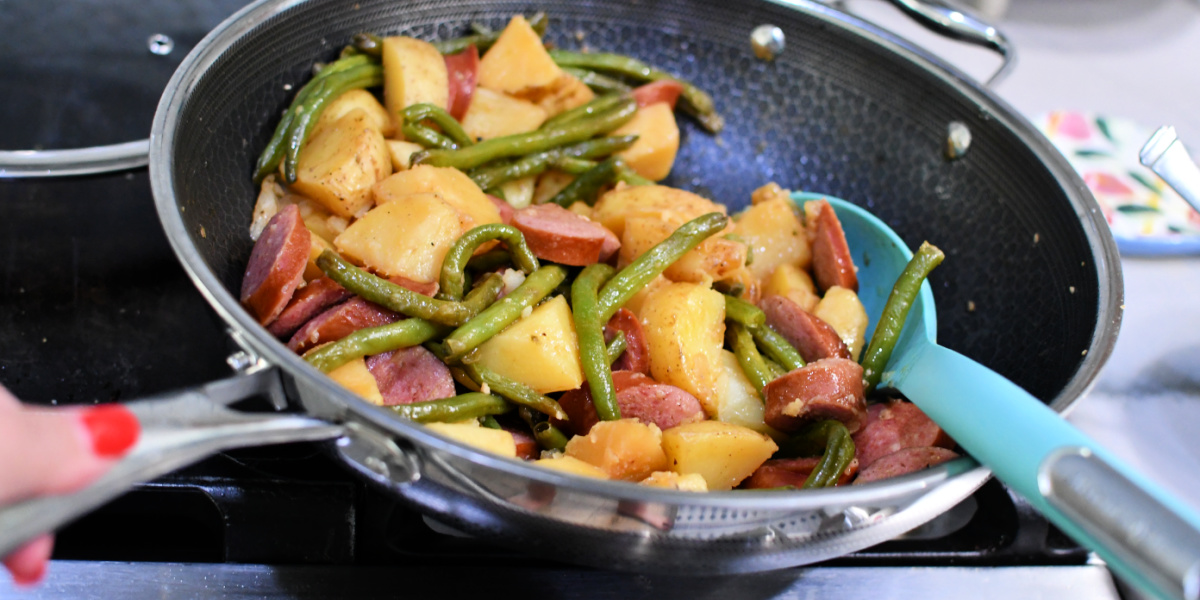 Green Beans, Potatoes, and Sausage One-Pot Recipe
