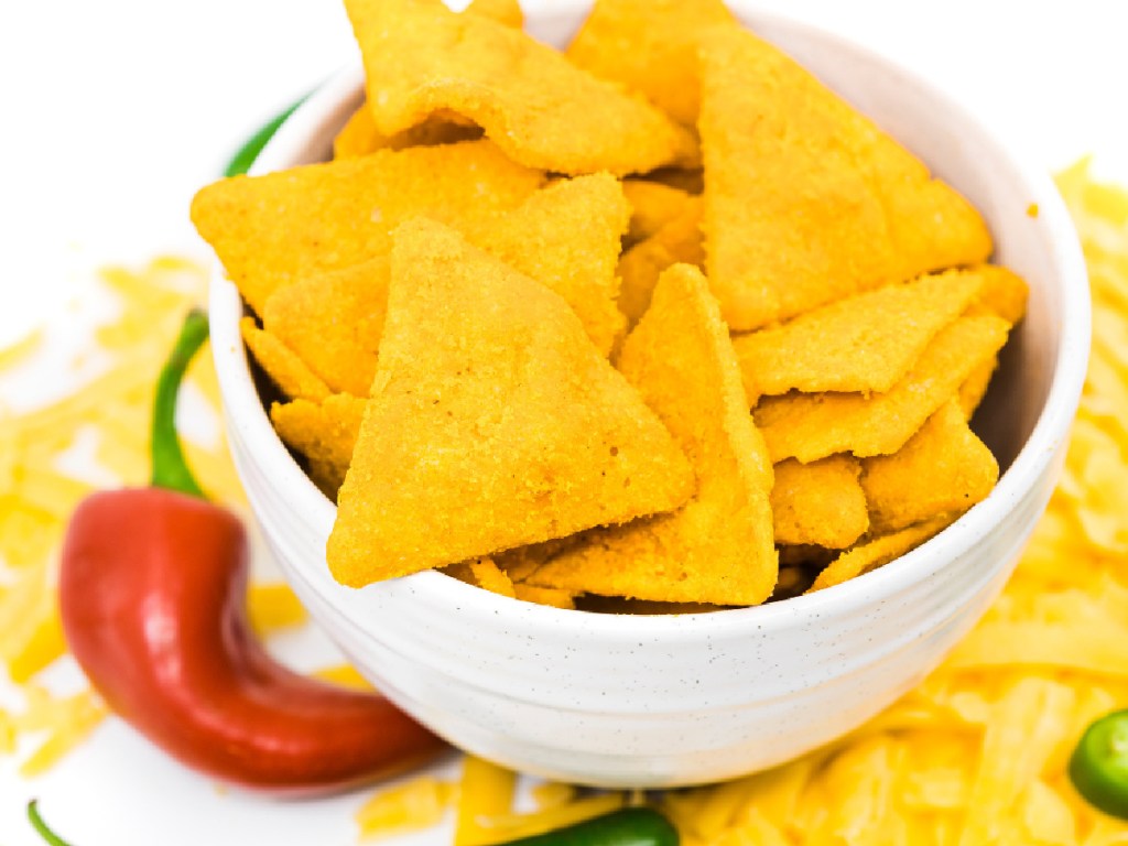 tortilla chips in bowl