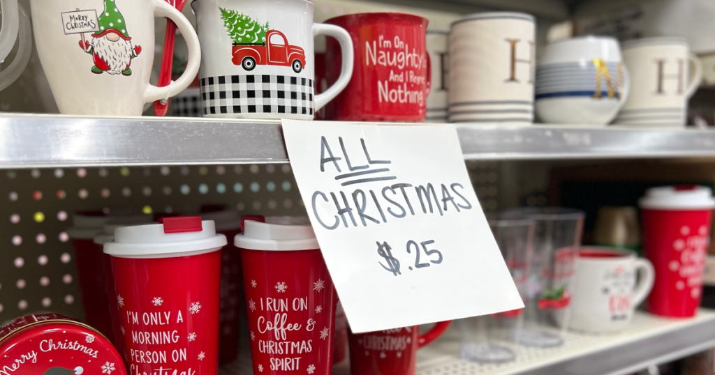 Dollar General 25¢ Christmas clearance 